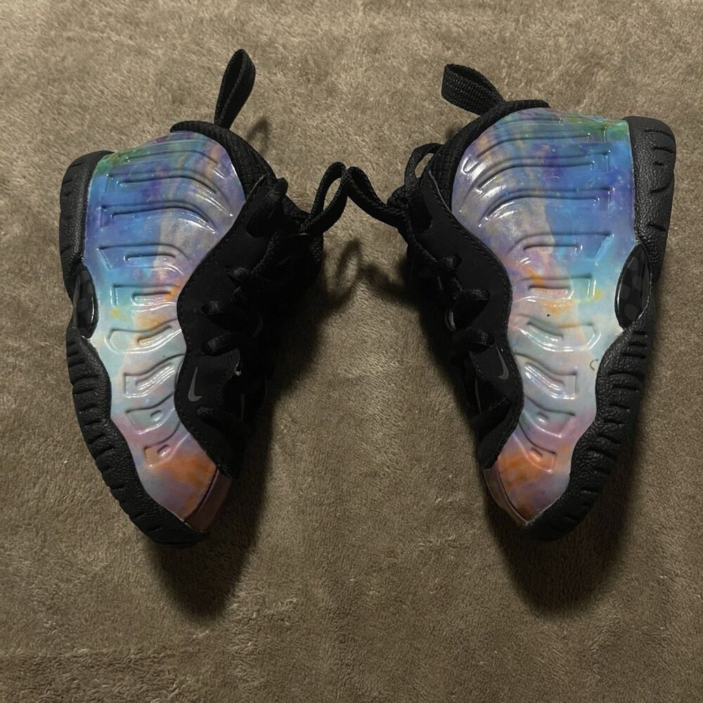 Nike Little Posite One Big bang Kids Sneakers Multicolor Black 5C DA4161-800